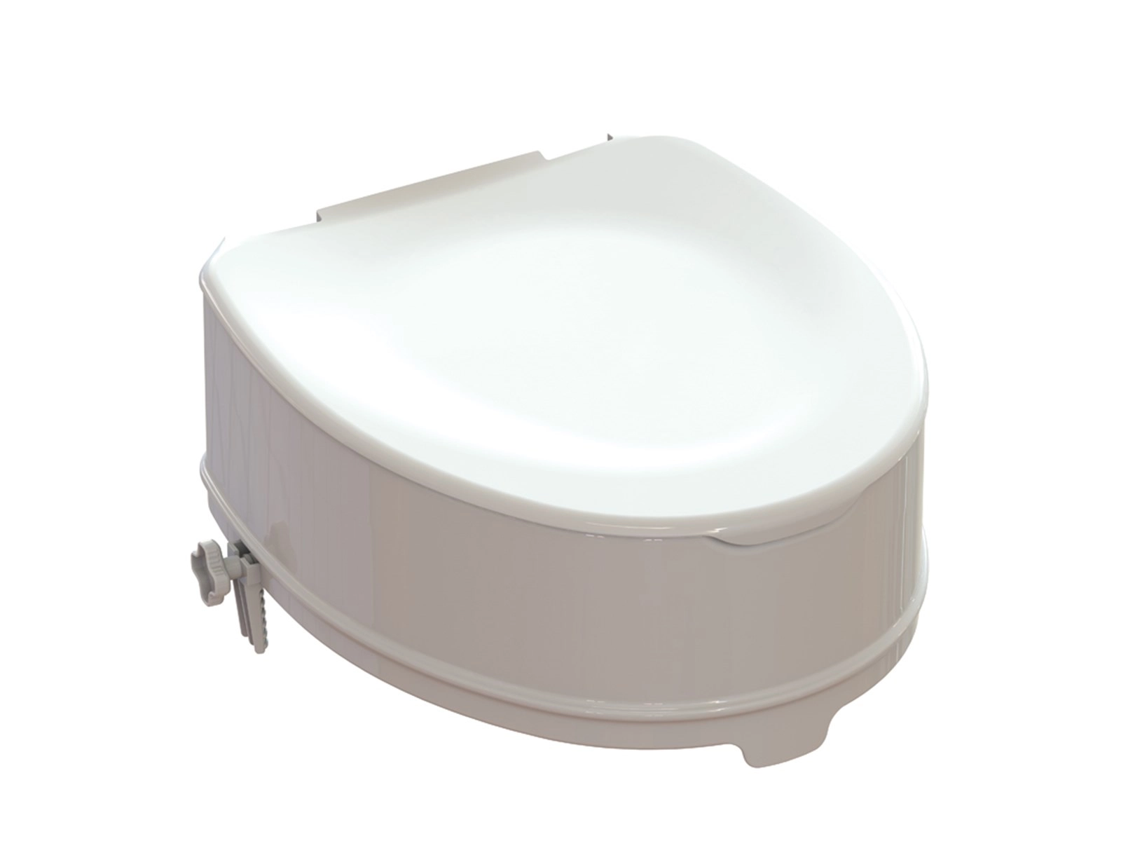 Povišenje za WC školjku s poklopcem, 14 cm